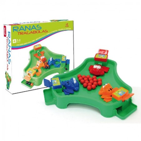 Juego de mesa ranas tragabolas