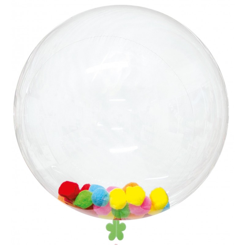 Pack de Globo Burbuja Transparente de 45 cm Pack de Globo Burbuja Transparente de 45 cm