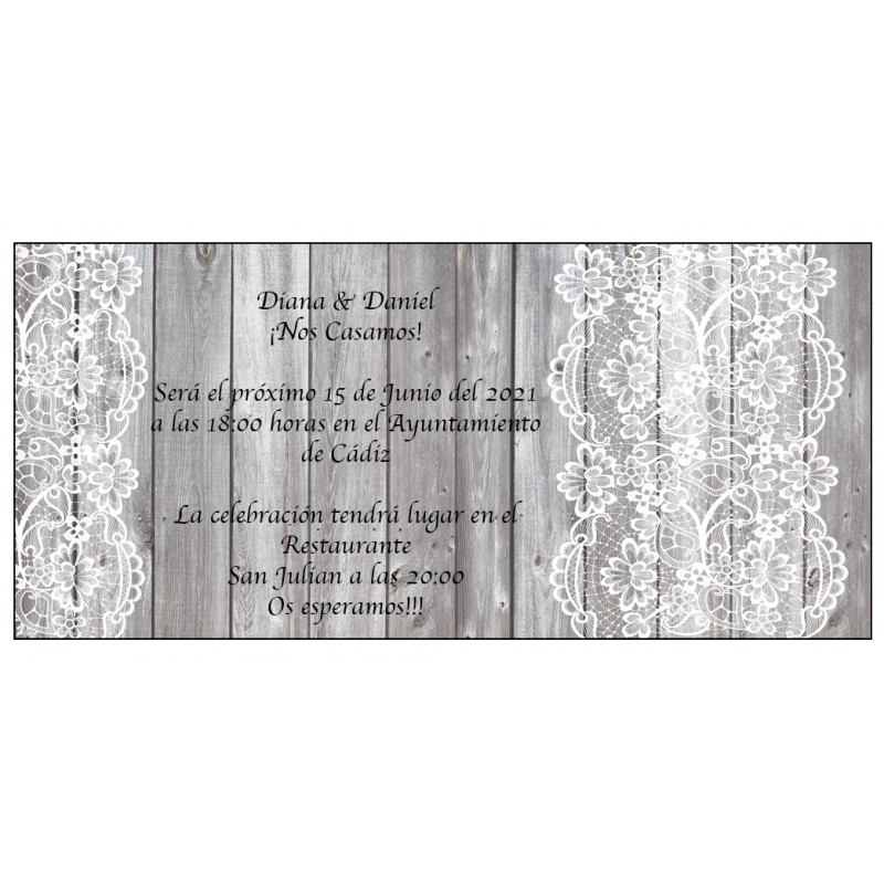 Invitaciones de boda elegantes