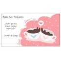 Tarjeta de san valentín personalizada