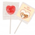 Piruletas Para San Valentín Forma Corazón