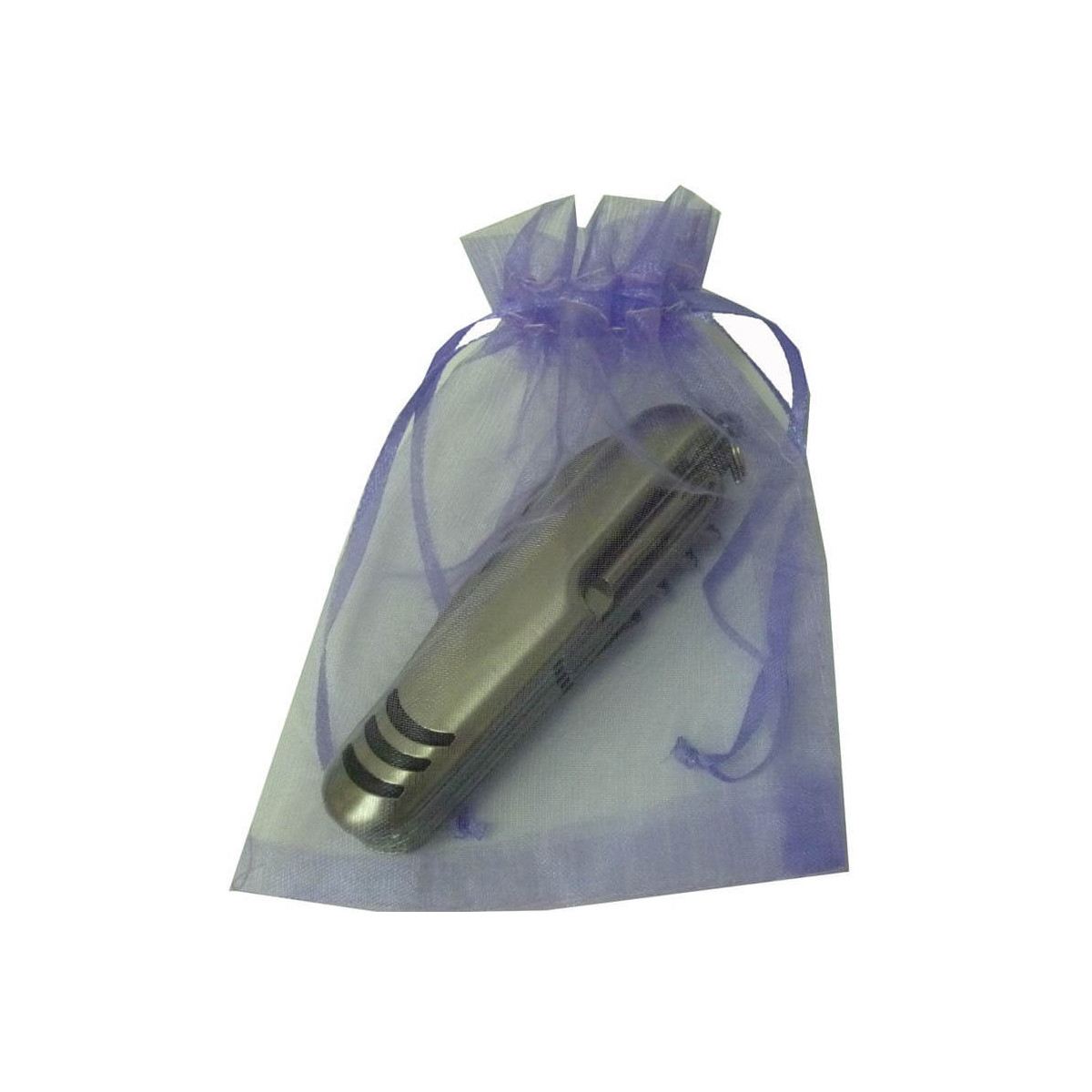 Navaja multiusos en saquito de organza lila