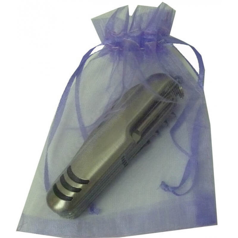 Navaja Multiusos En Saquito De Organza Lila Navaja Multiusos En Saquito De Organza Lila