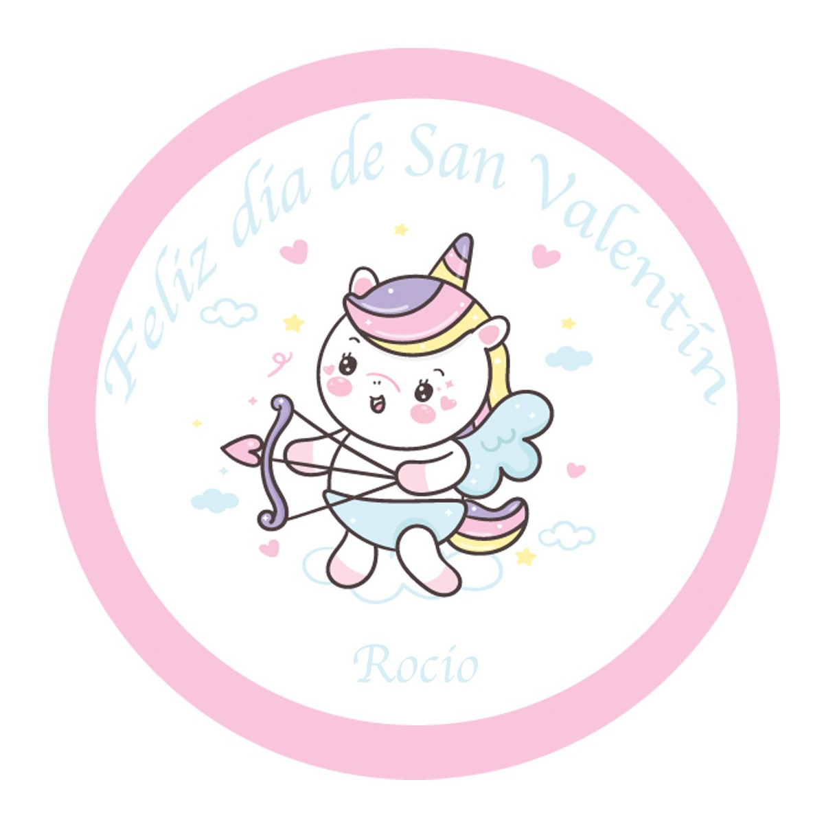 Adhesivo personalizado san valentín