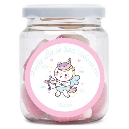 Tarro De Chuches Personalizado Para San Valentín