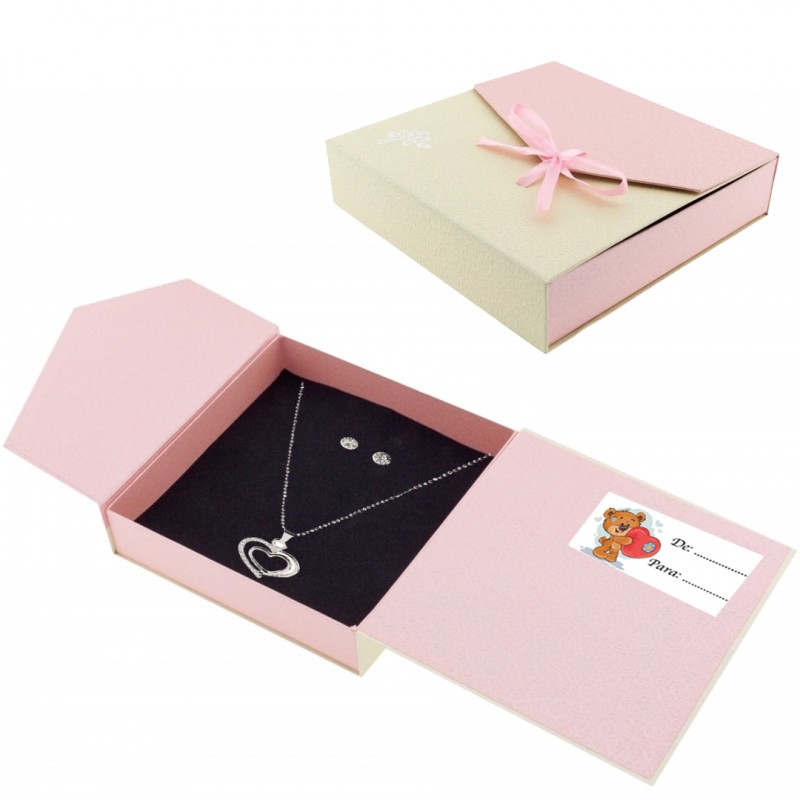 Set De Pendientes Y Colgante Para San Valentín Set De Pendientes Y Colgante Para San Valentín