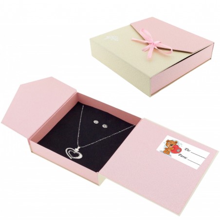 Set De Pendientes Y Colgante Para San Valentín