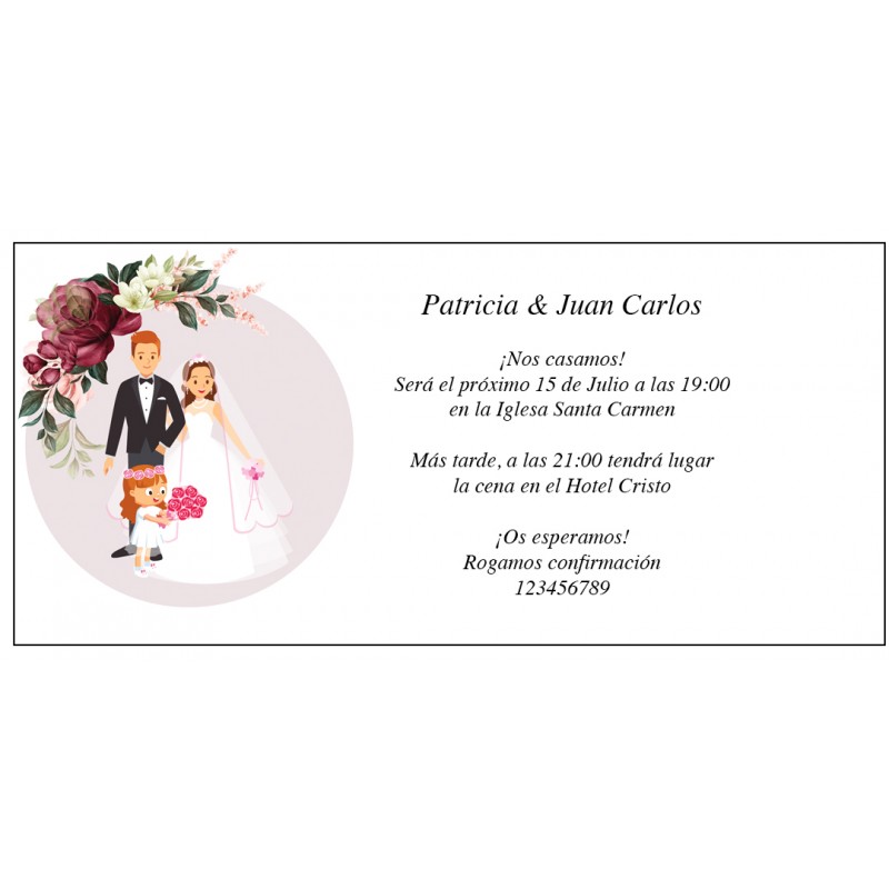 Invitaciones De Boda Económicas Con Hija Invitaciones De Boda Económicas Con Hija