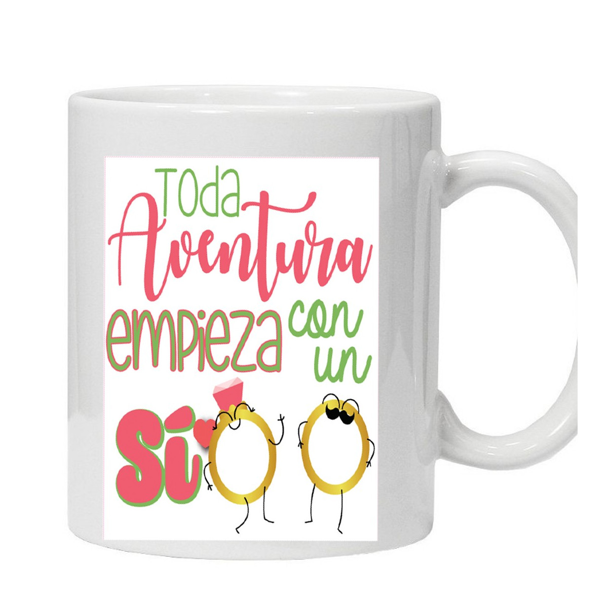 Tazas con frases para bodas