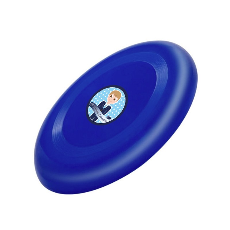 Frisbee Azul Para Niños Con Adhesivo Comunión Frisbee Azul Para Niños Con Adhesivo Comunión