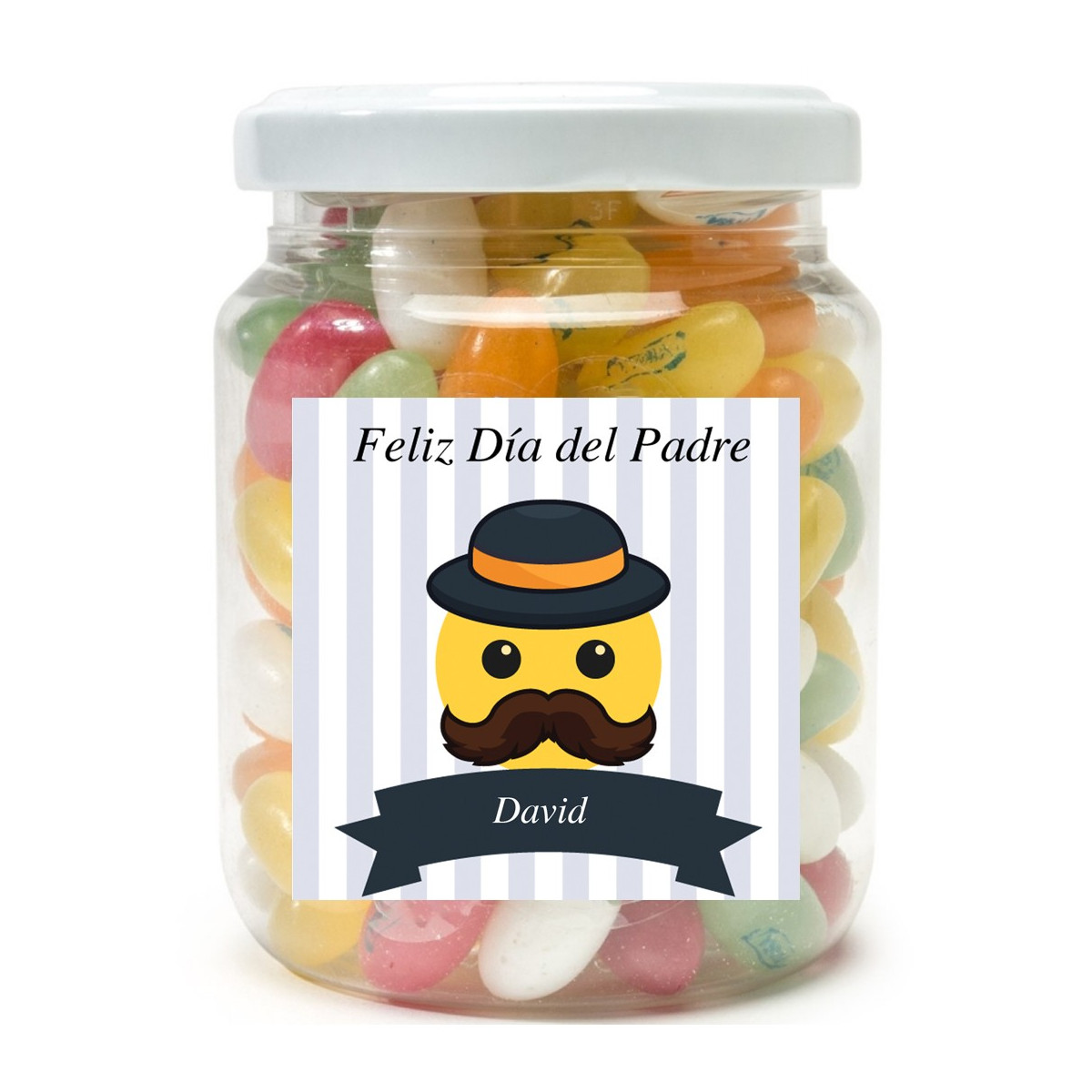 Bote de chuches personalizados para regalar a papá