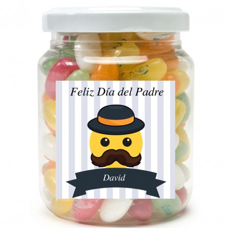 Bote de chuches personalizados para regalar a papá