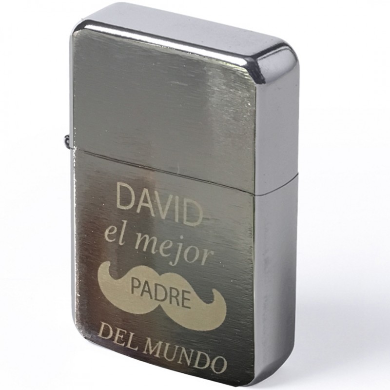 Mechero grabado personalizado para el día del padre