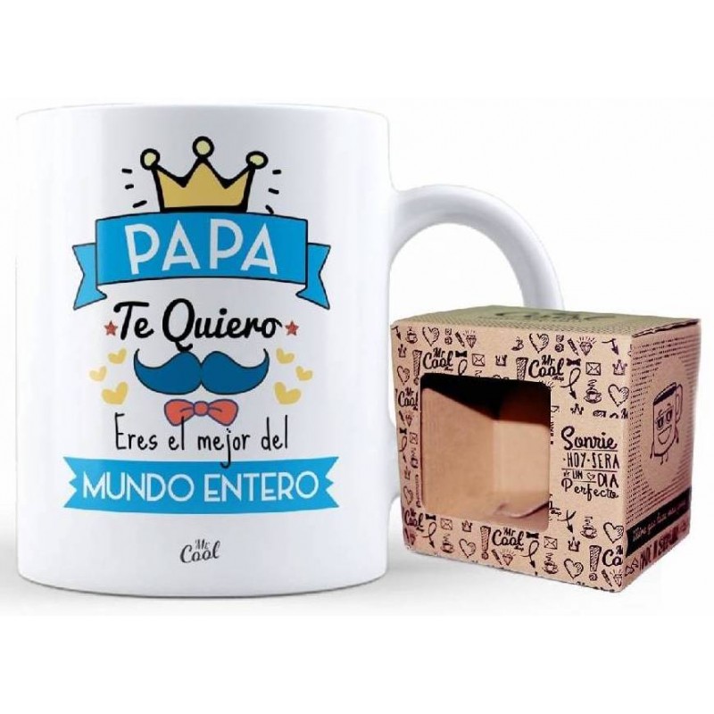 Regalo taza te quiero papá