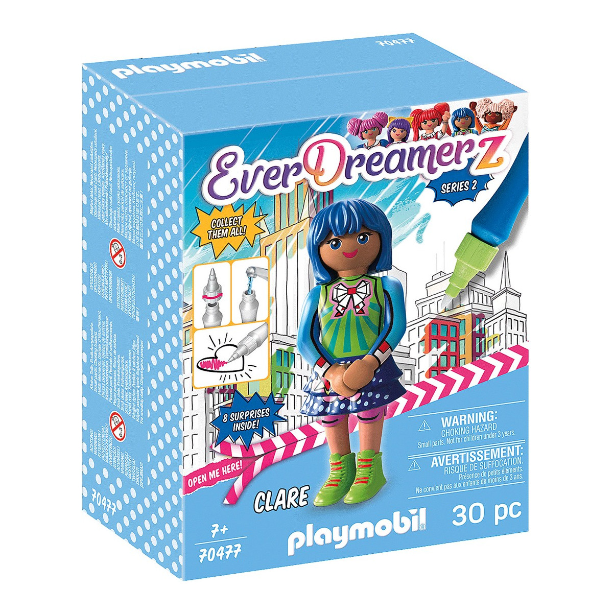 Figuras playmobil comic world clare