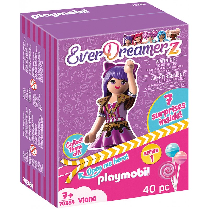 Caja Sorpresa Playmobil Viona Candy World Serie 1 Caja Sorpresa Playmobil Viona Candy World Serie 1