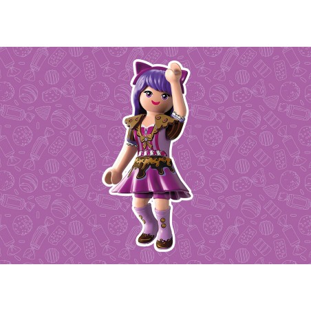 Caja sorpresa playmobil viona candy world serie 1
