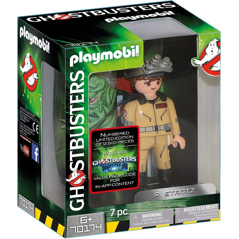 Figura coleccionable r. stantz ghostbusters de playmobil