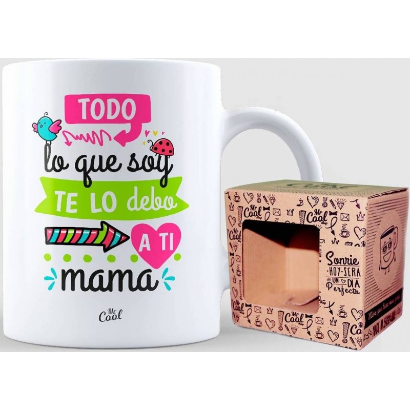 Taza Original Con Frase Positiva