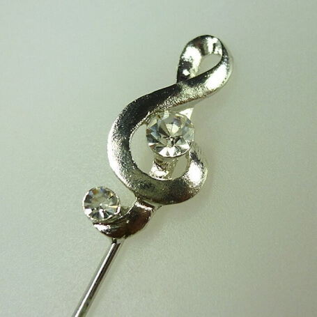 Alfiler Para Bodas Clave De Sol