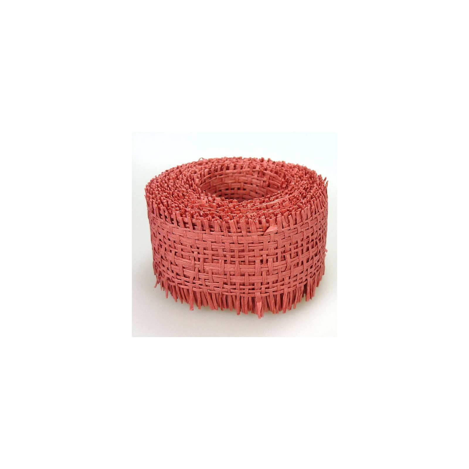 Rollo de cinta rejilla para decorar granate.