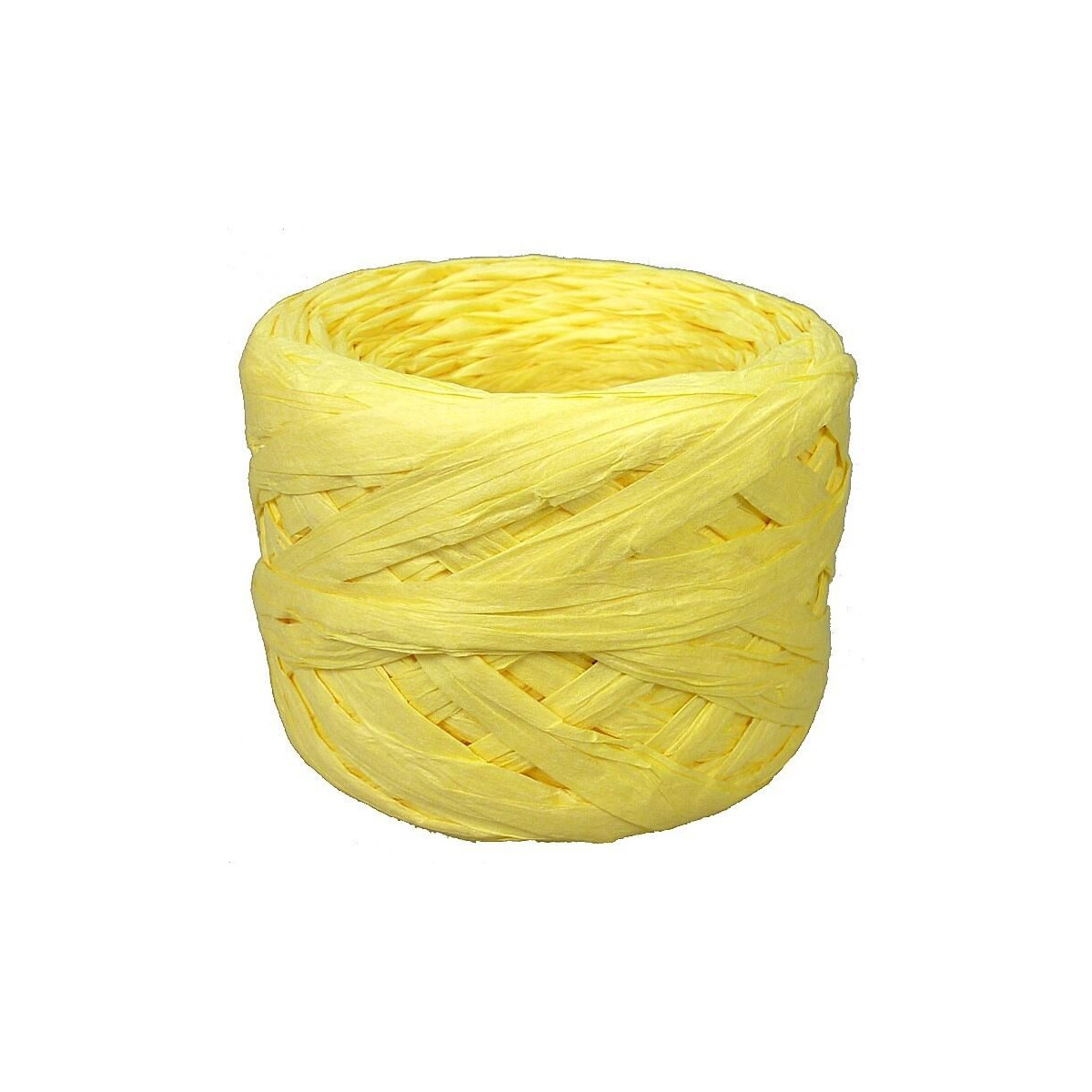 Rafia amarilla para decorar