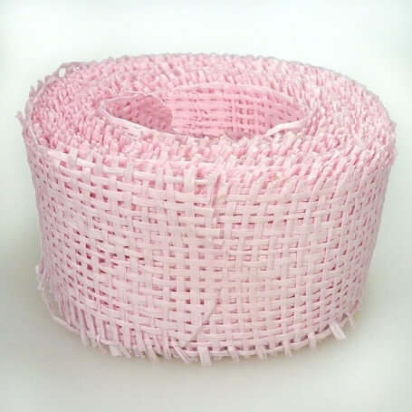 Rollo de Cinta Rejilla Rosa