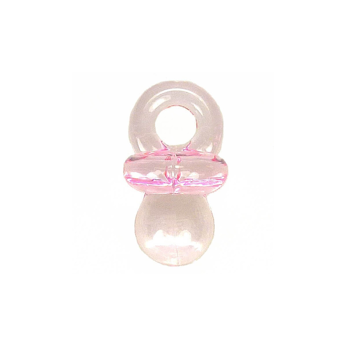 Chupete rosa para decorar bautizo