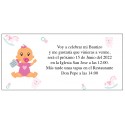 Invitaciones De Bautizo Bebé Anita