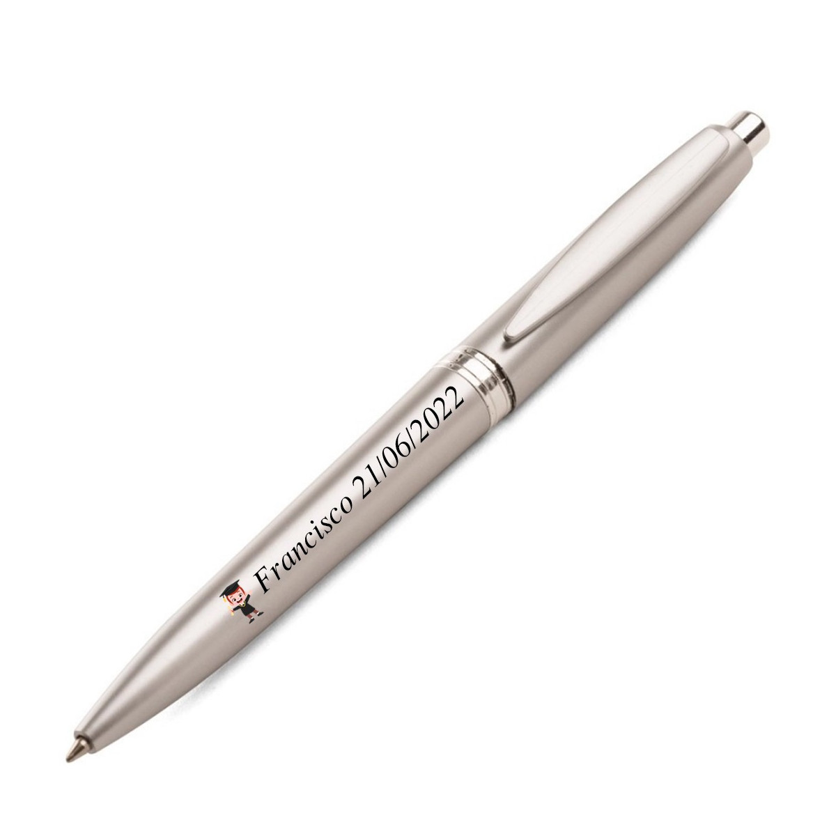 Bolígrafo personalizado con adhesivo para graduación