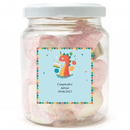 Tarro De Nubes Personalizado Para Cumpleaños