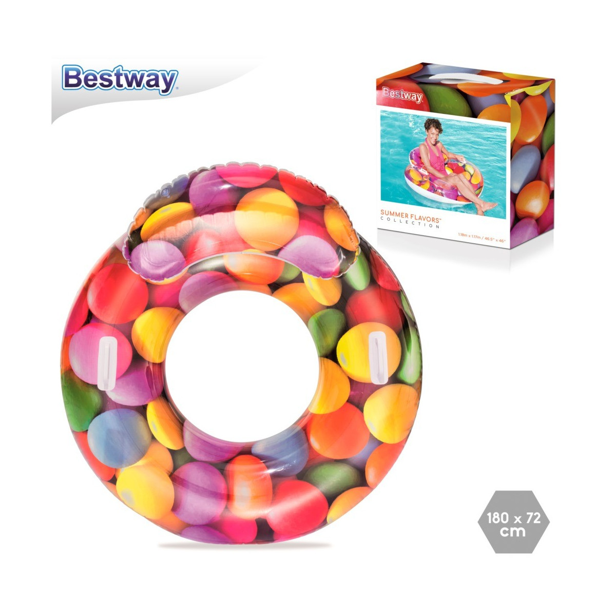 Circular con respaldo hinchable