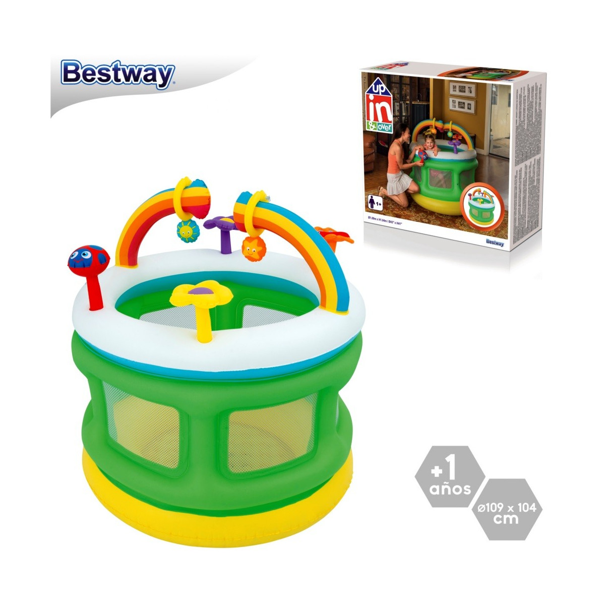 Parque infantil hinchable 109 x 104 cm