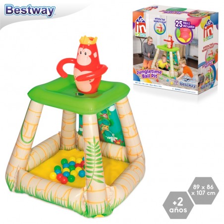 Parque Jungle Con Bolas Up In Over 89 X 86 X 107 Cm