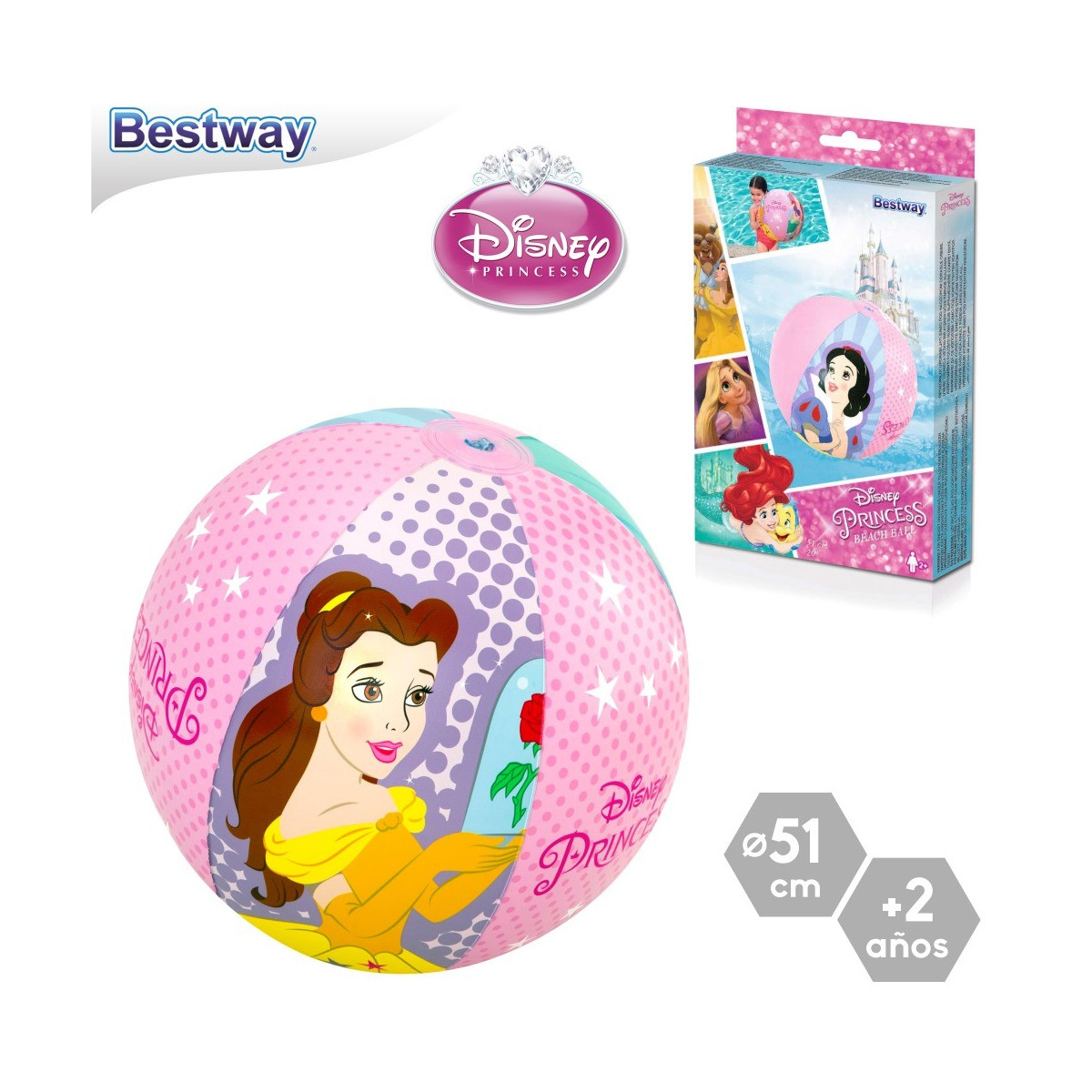 Pelota princesas 51 cm