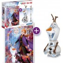 Set puzzle y figura armable 3d frozen ii