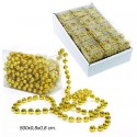 Rollo bolas plástico oro 500 x 0 80 x 0 80 cm