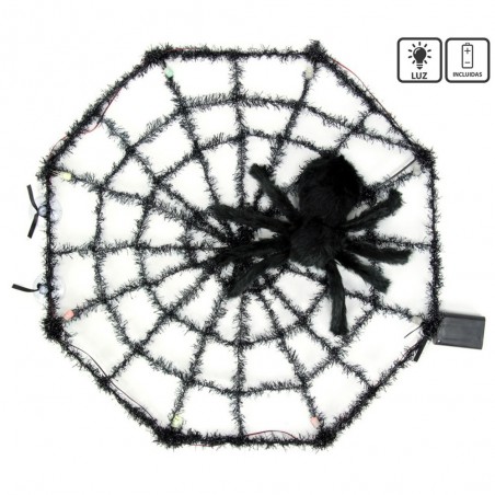 Telaraña Tarántula Con Luz 58 X 6 X 58 Cm