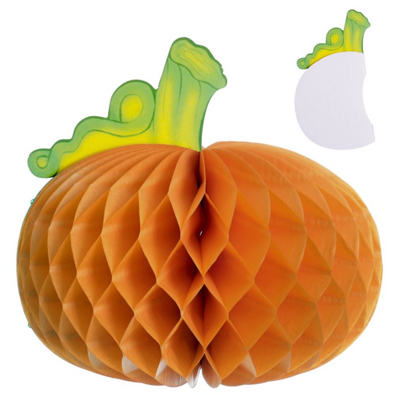 Figura Calabaza Papel 33 X 33 X 33 Cm Figura Calabaza Papel 33 X 33 X 33 Cm