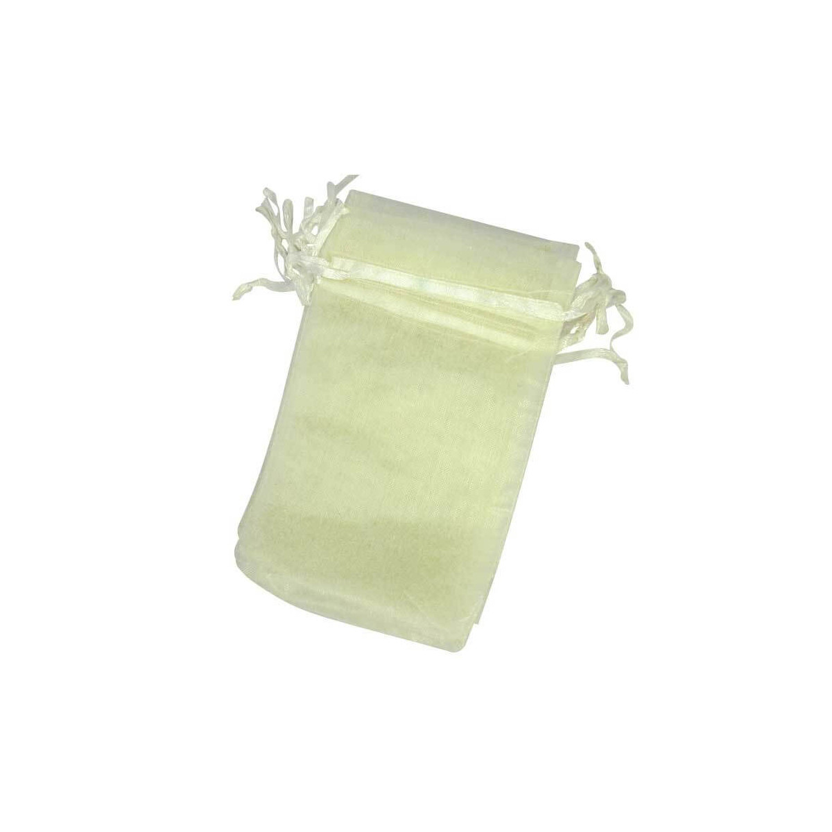 Bolsa organza beige 10x13cm