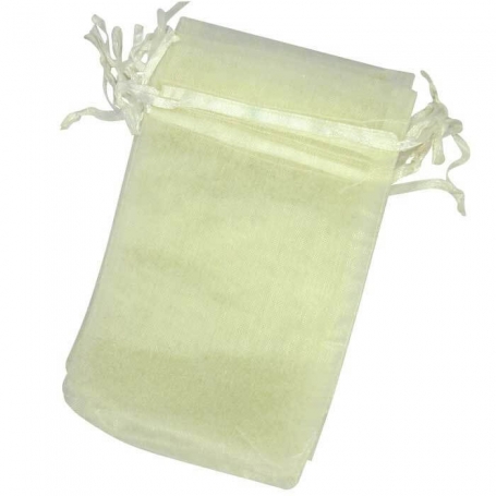 Bolsa Organza Beige 10 X 13
