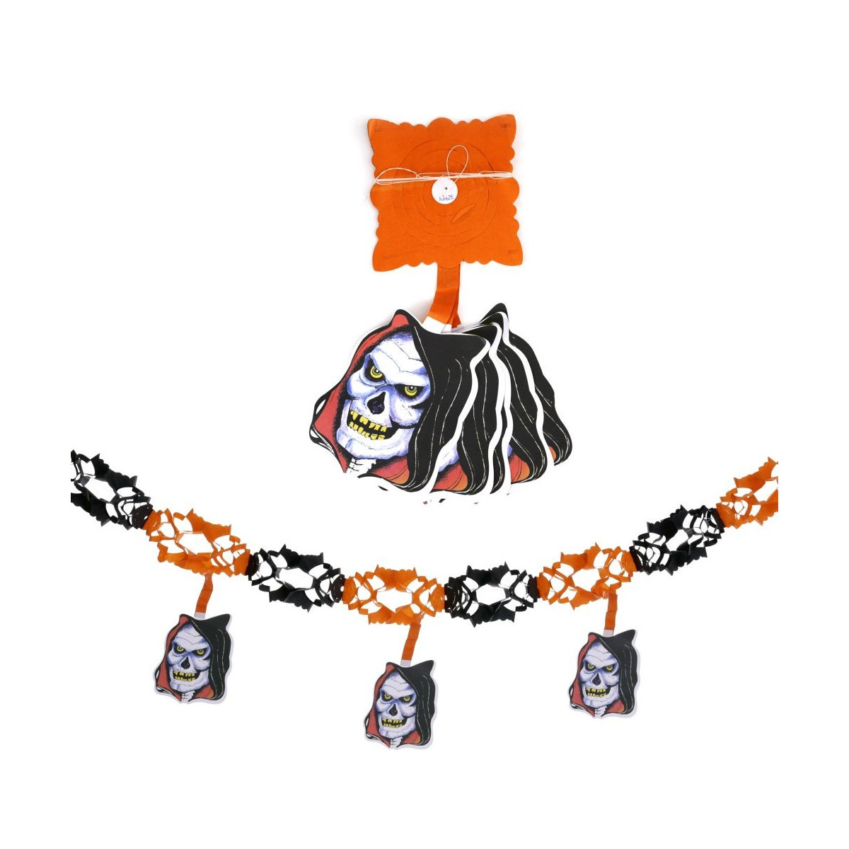 Guirnalda calavera papel 300 cm