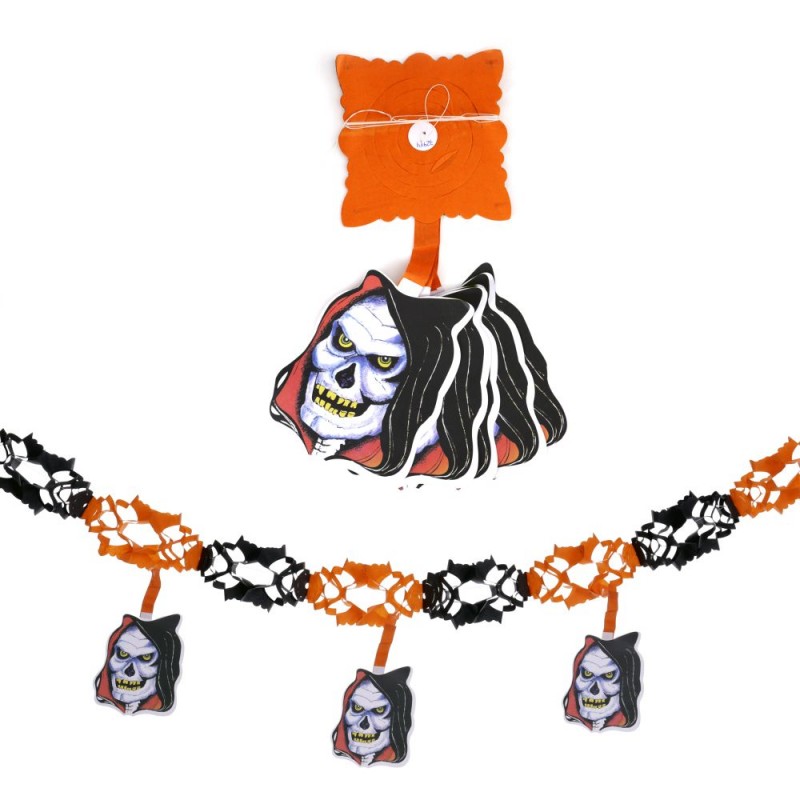 Guirnalda Calavera Papel 300 Cm Guirnalda Calavera Papel 300 Cm
