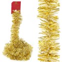 Boa oro nieve decoración navidad 150 x 5 x 5 cm mini