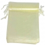 Saquito organza beige 7 x 10