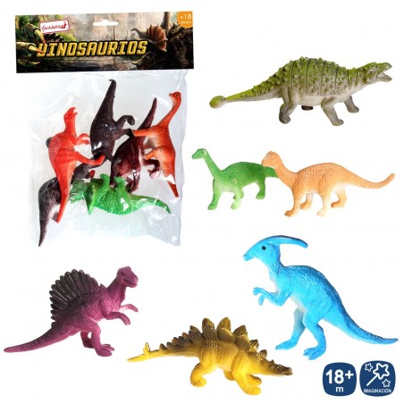 S 6 Dinosaurio Vinilo 6 M 11 Cm