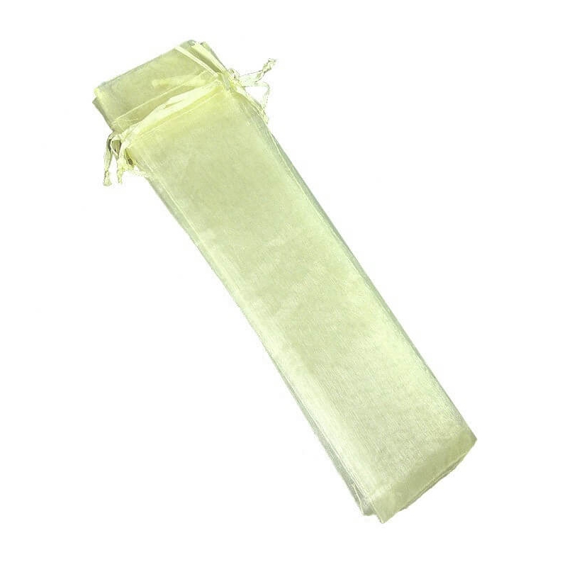 Funda Abanico Organza Beige Funda Abanico Organza Beige