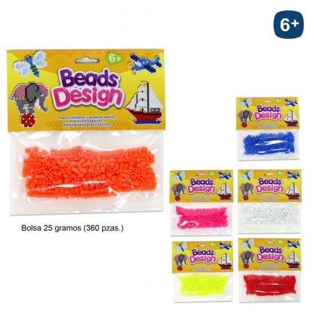Cuentas 25 gr. 360 pzas aprox 6 c