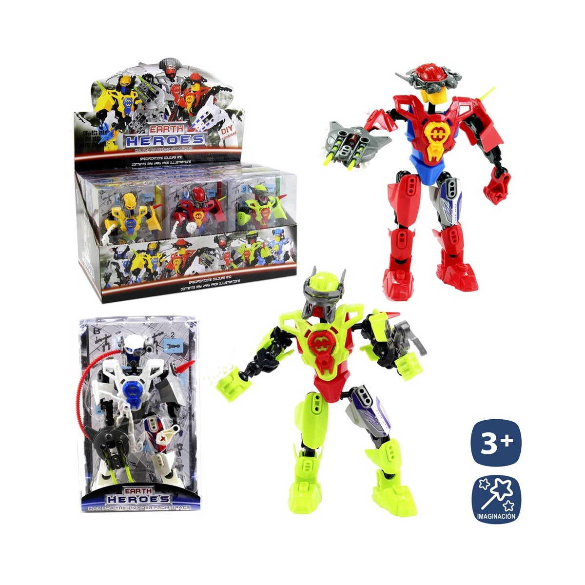 Robot articulado earth hero 6 m 19 cm