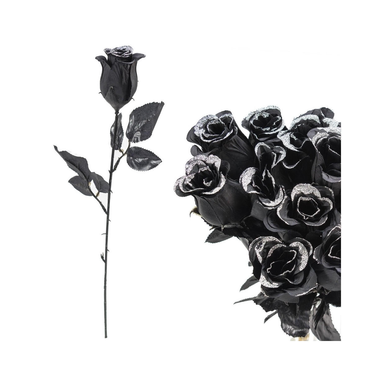 Rosa negro plata 4 50 x 4 50 x 43 cm